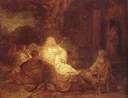 Rembrandt, Abraham Receives the Three Angels